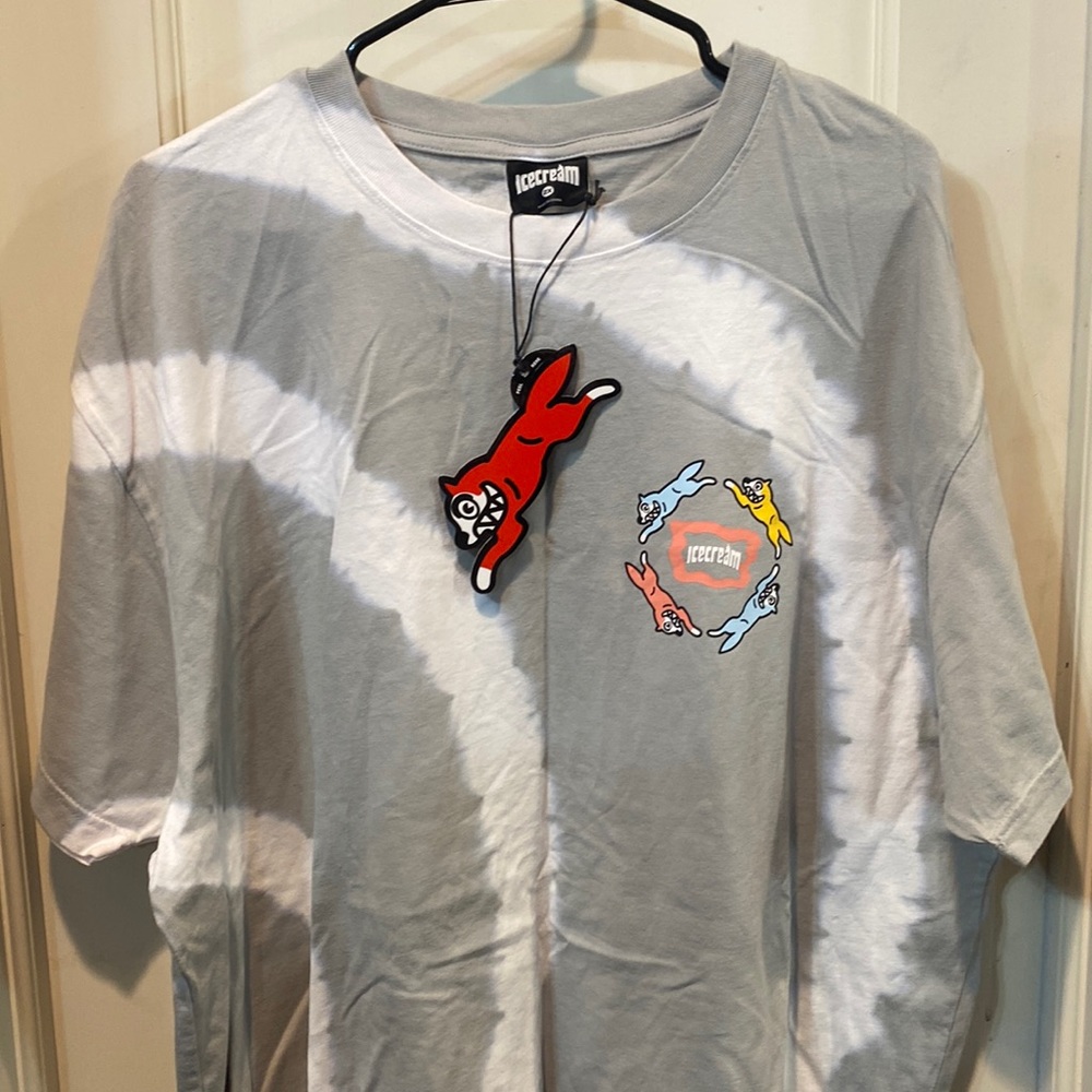Grey Ice Cream Tee Short Sleeve